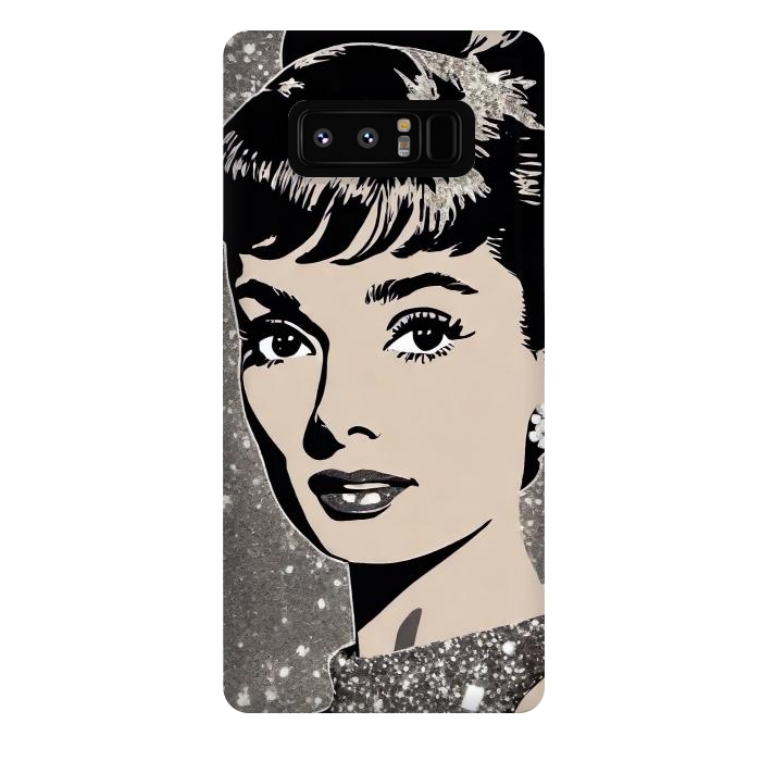 Galaxy Note 8 StrongFit Audrey Hepburn  by Winston