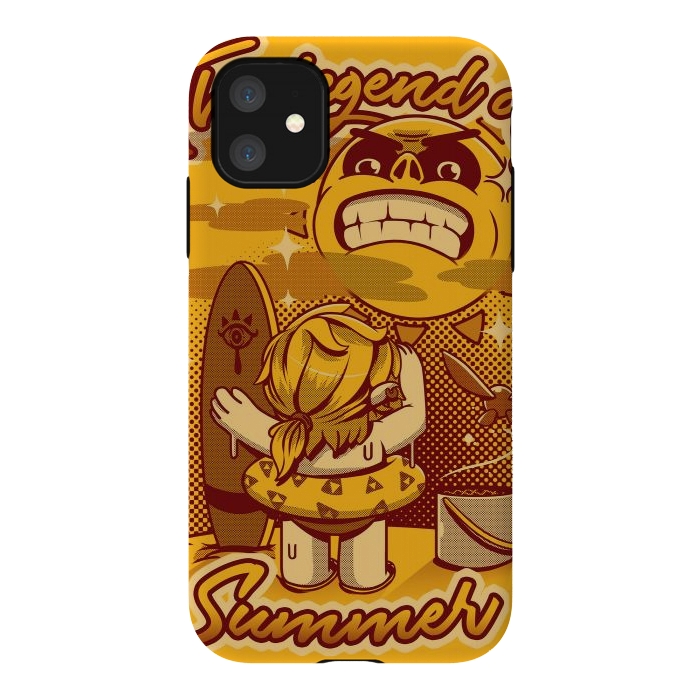 iPhone 11 StrongFit The Legend of Summer by Ilustrata