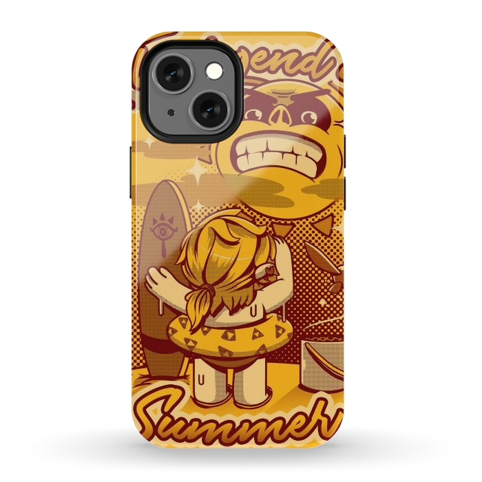 iPhone 12 mini StrongFit The Legend of Summer by Ilustrata
