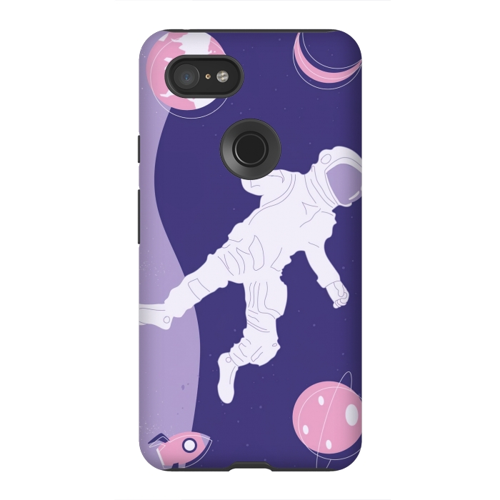 Pixel 3XL StrongFit Astronaut by Winston