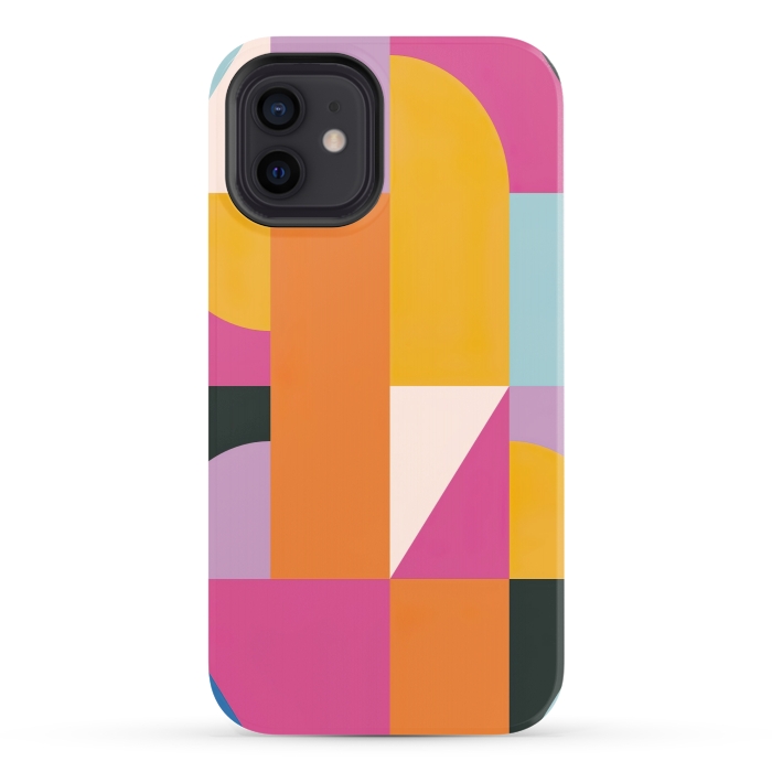 iPhone 12 StrongFit Abstract geometric  by Winston