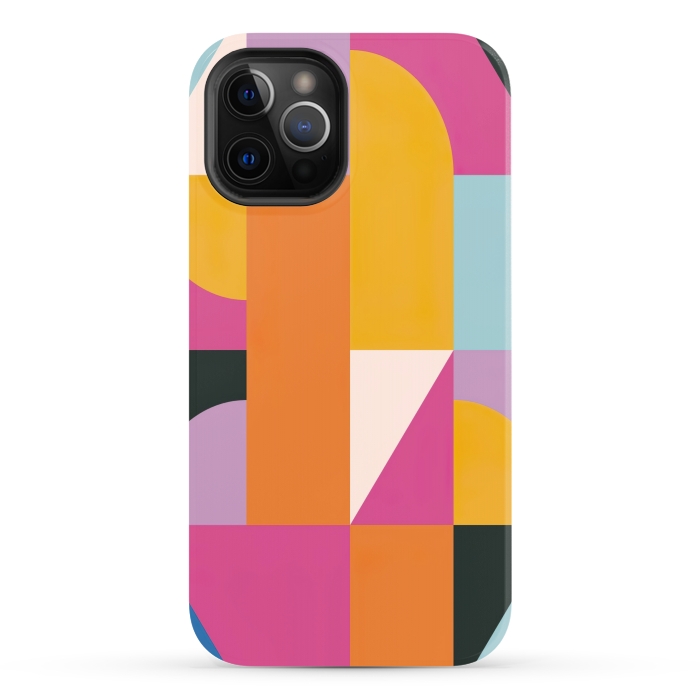 iPhone 12 Pro Max StrongFit Abstract geometric  by Winston