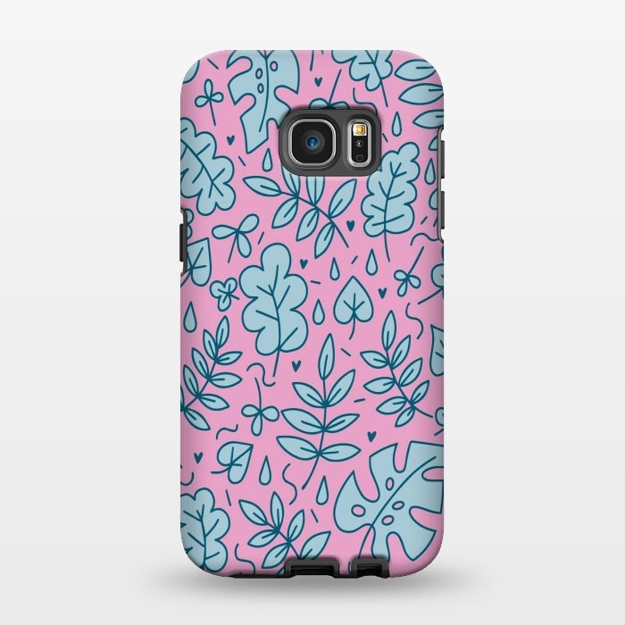 Galaxy S7 EDGE StrongFit Pattern Of Leaves by Winston