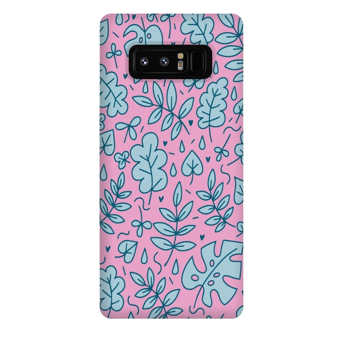 Galaxy Note 8 StrongFit Pattern Of Leaves by Winston