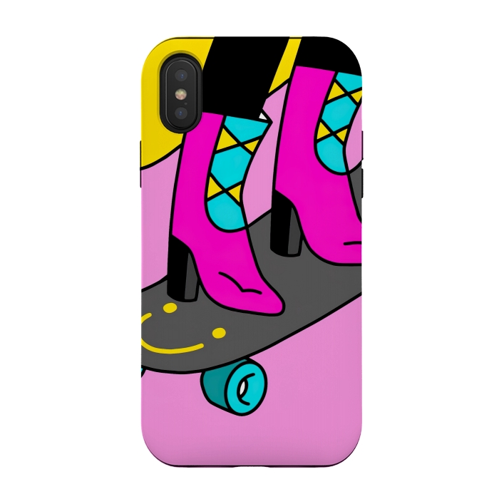 iPhone Xs / X StrongFit Skater  by Winston