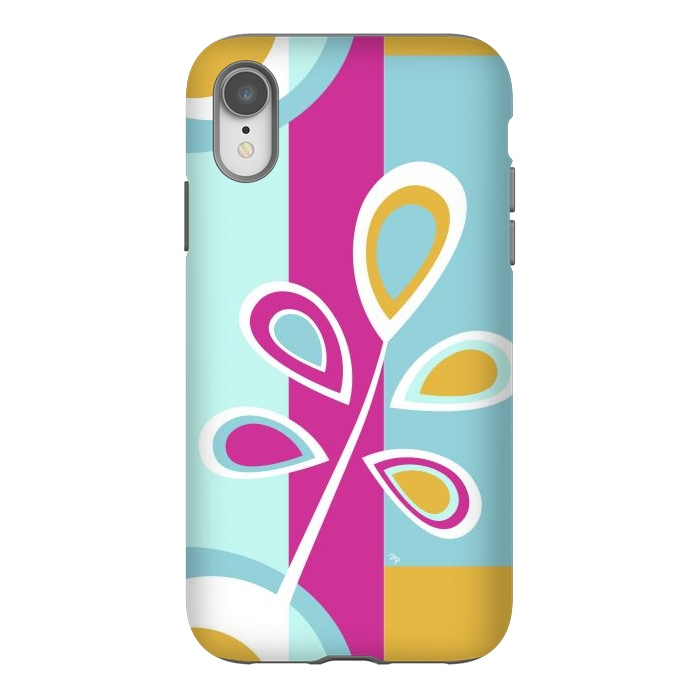iPhone Xr StrongFit Cool retro flower by Martina