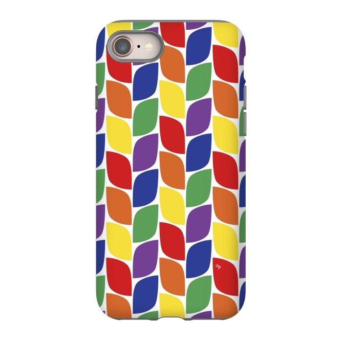 iPhone SE StrongFit Funky retro leaves by Martina