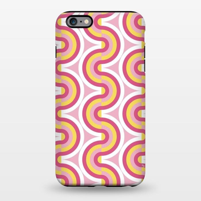 iPhone 6/6s plus StrongFit Playful bold waves by Martina