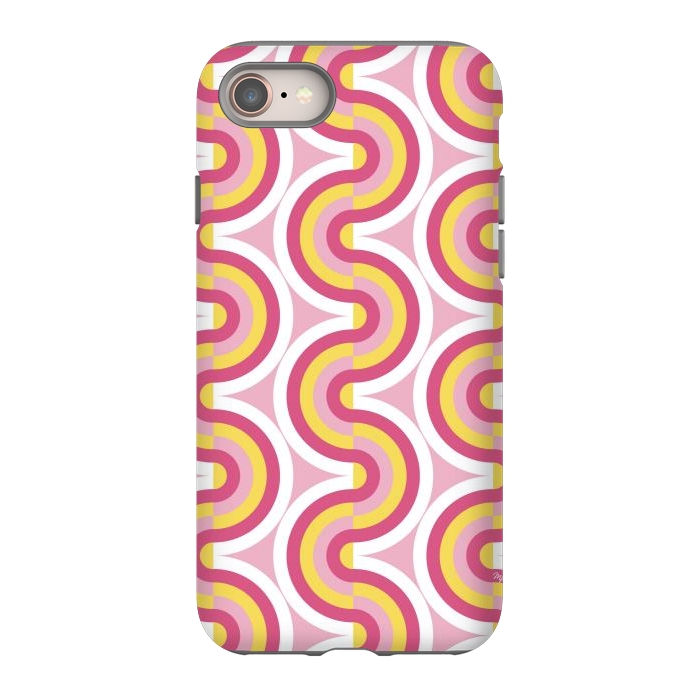iPhone SE StrongFit Playful bold waves by Martina