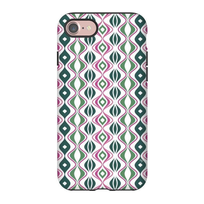iPhone 7 StrongFit Pretty abstract waves by Martina