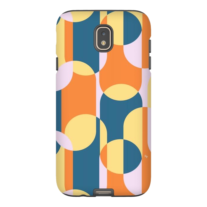 Galaxy J7 StrongFit Retro graphic shapes by Martina