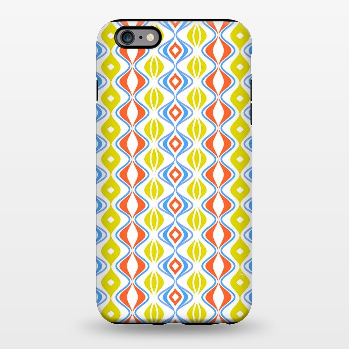 iPhone 6/6s plus StrongFit Folkloric retro waves by Martina