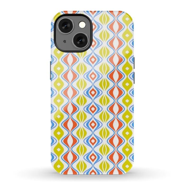 iPhone 13 StrongFit Folkloric retro waves by Martina