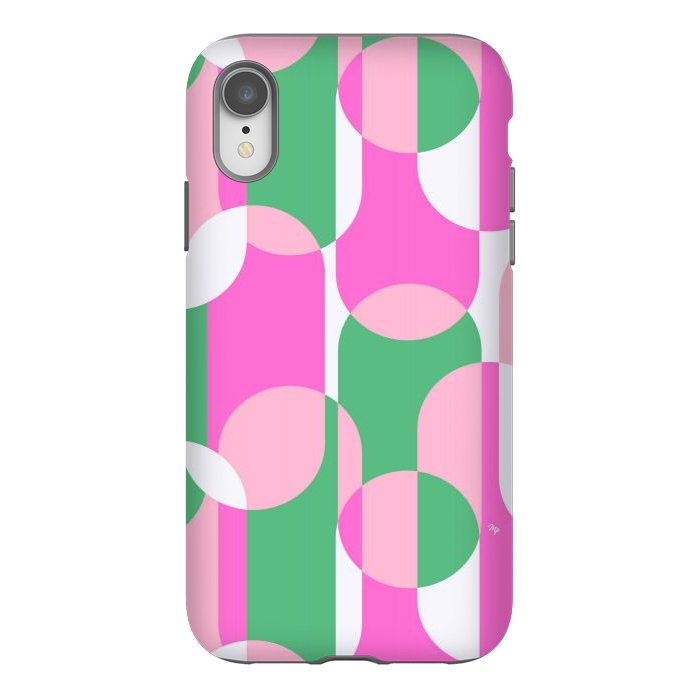 iPhone Xr StrongFit Bright shapes by Martina