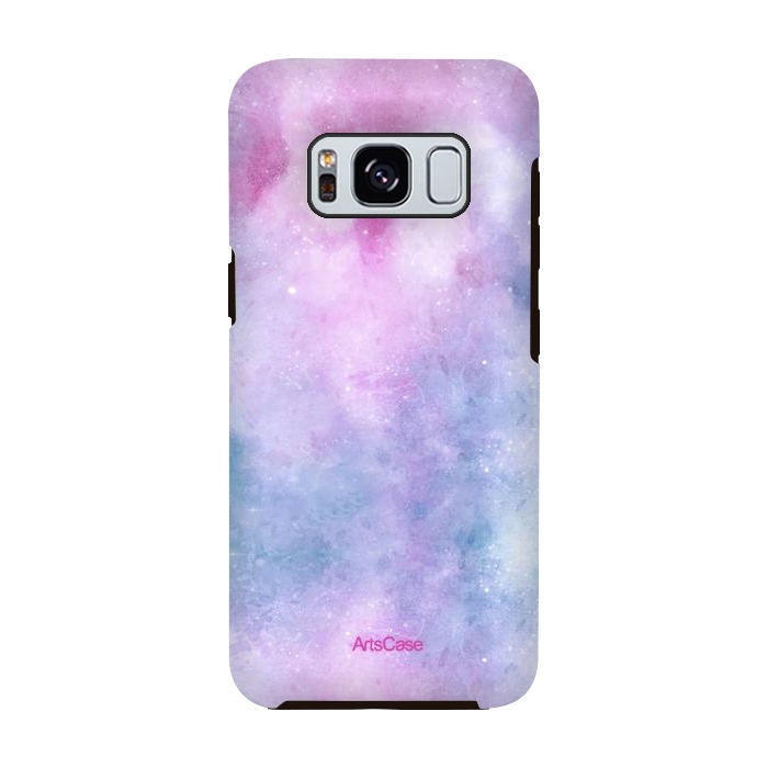 Galaxy S8 StrongFit Candy Blue and Pink  by ArtsCase