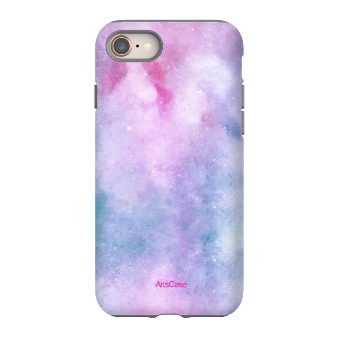 iPhone 8 StrongFit Candy Blue and Pink  by ArtsCase