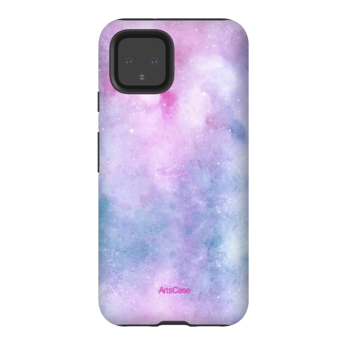 Pixel 4 StrongFit Candy Blue and Pink  by ArtsCase