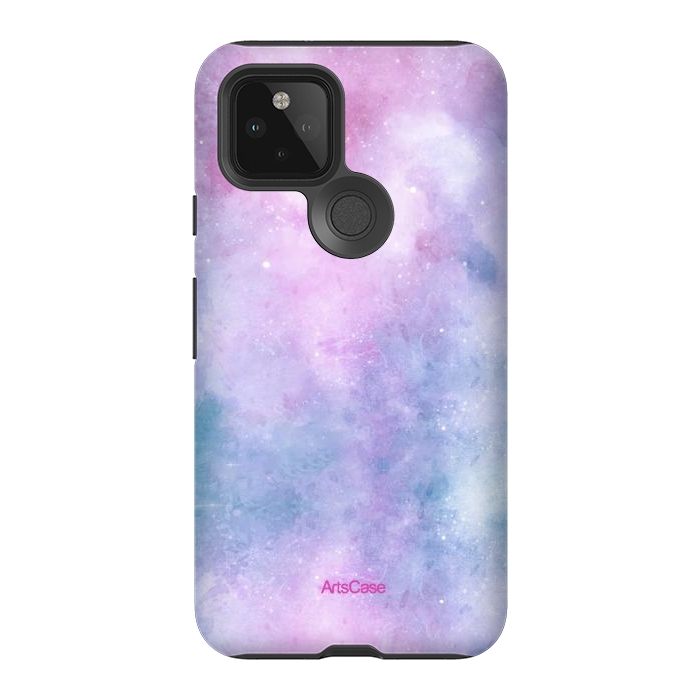 Pixel 5 StrongFit Candy Blue and Pink  by ArtsCase