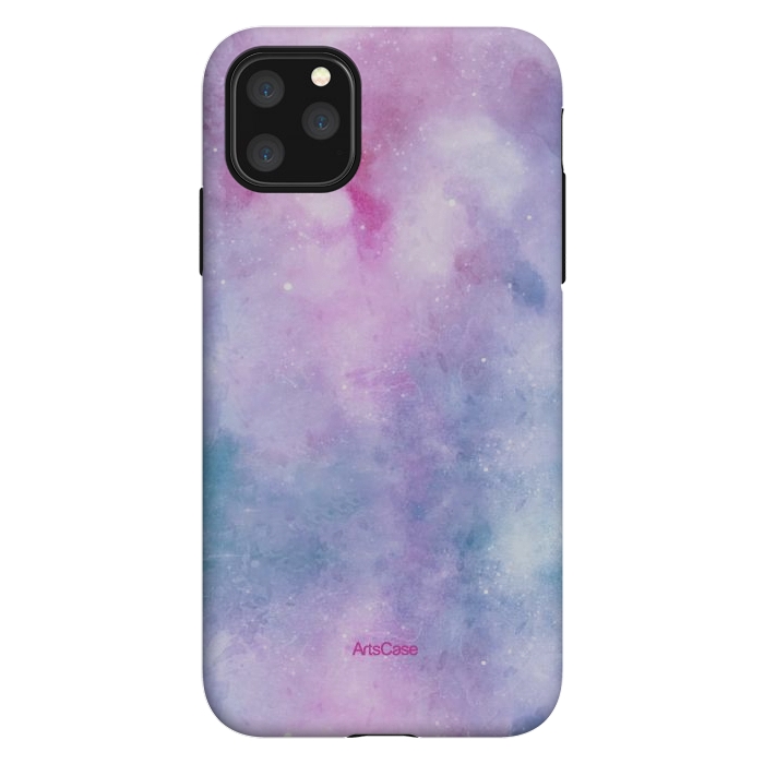 iPhone 11 Pro Max StrongFit Candy Blue and Pink  by ArtsCase