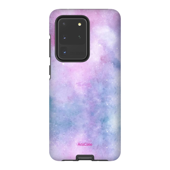 Galaxy S20 Ultra StrongFit Candy Blue and Pink  by ArtsCase