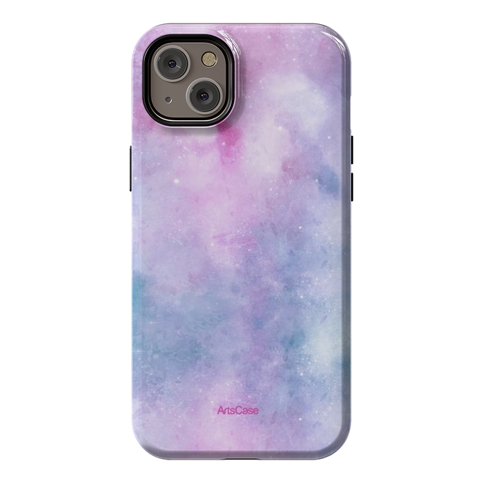 iPhone 14 Plus StrongFit Candy Blue and Pink  by ArtsCase