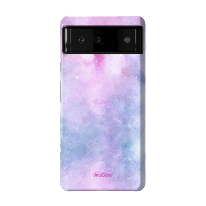 Pixel 6 StrongFit Candy Blue and Pink  by ArtsCase