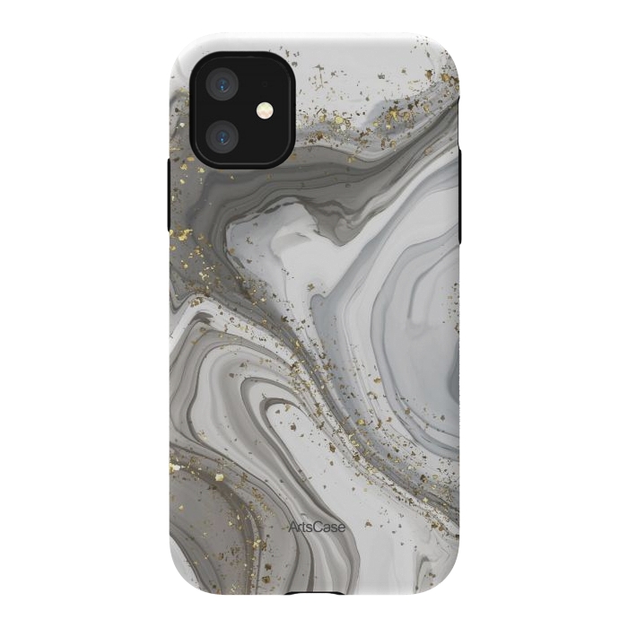 iPhone 11 StrongFit Gray Clouds by ArtsCase