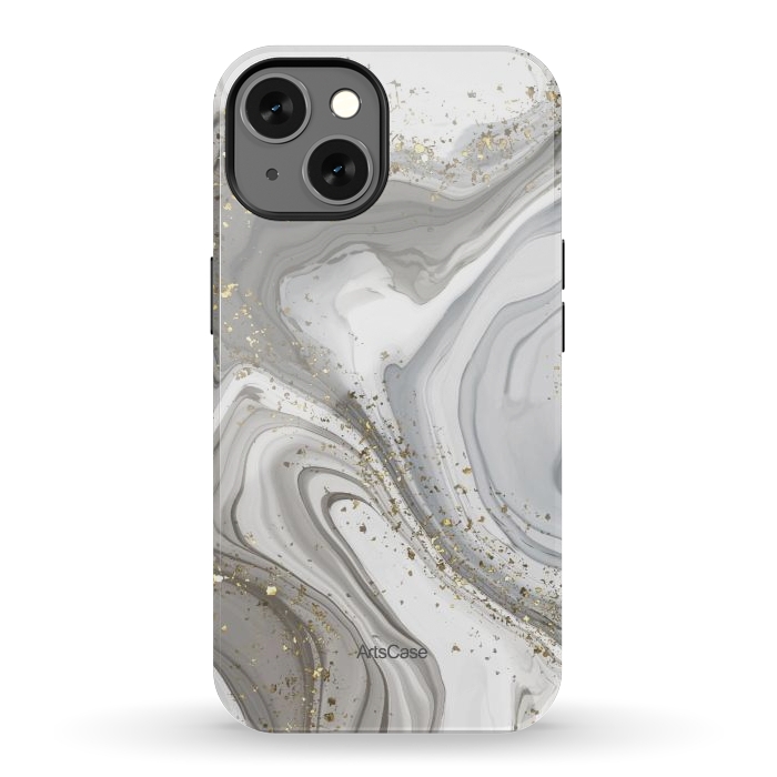iPhone 13 StrongFit Gray Clouds by ArtsCase