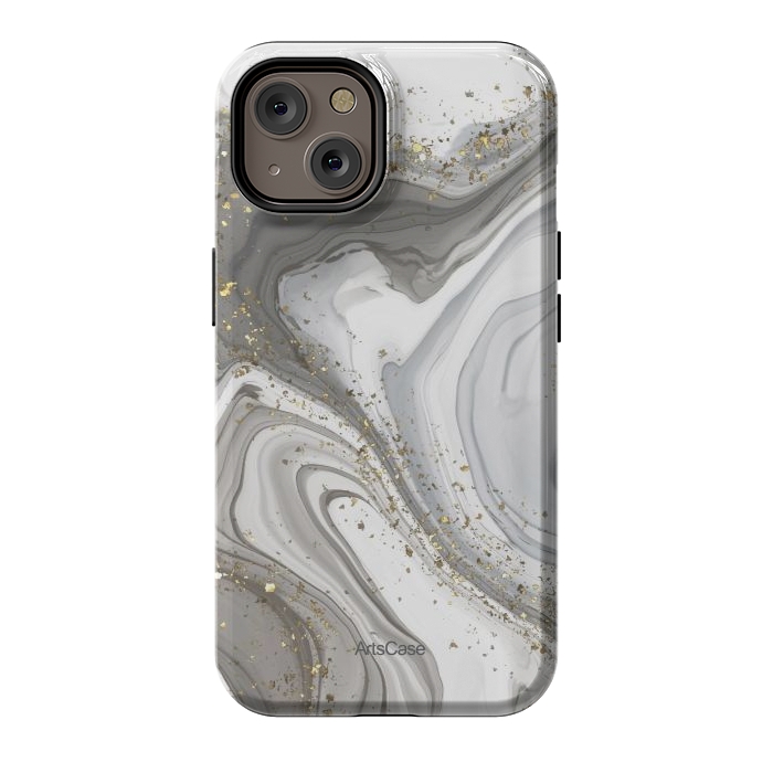 iPhone 14 StrongFit Gray Clouds by ArtsCase