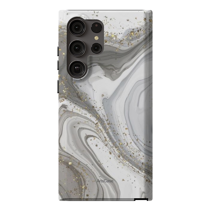 Galaxy S23 Ultra StrongFit Gray Clouds by ArtsCase