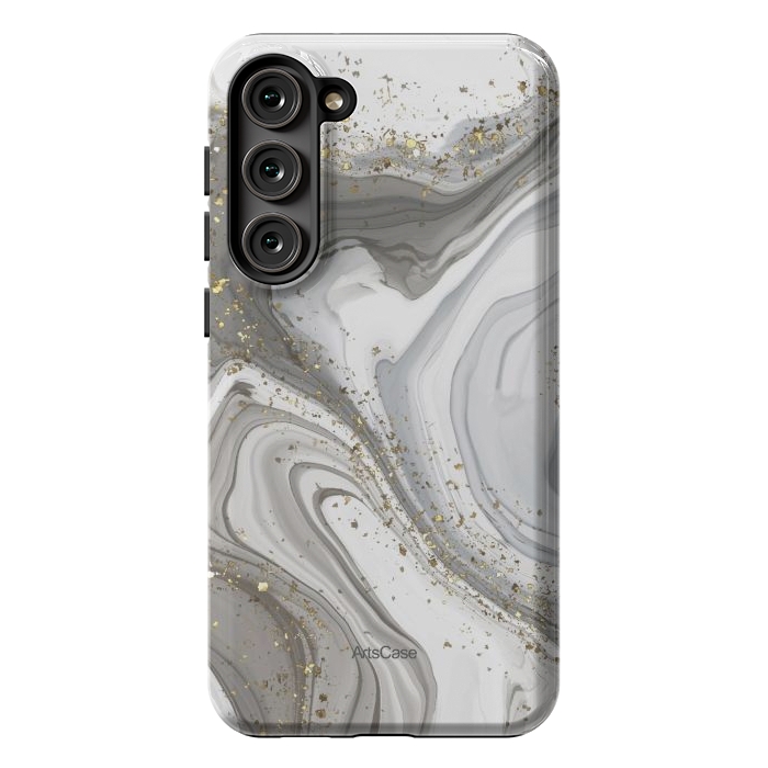 Galaxy S23 Plus StrongFit Gray Clouds by ArtsCase