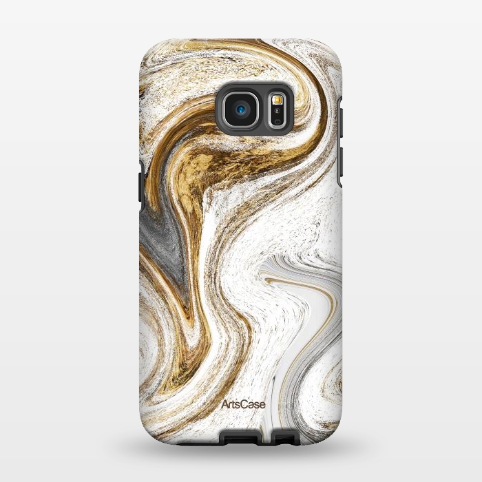 Galaxy S7 EDGE StrongFit Brown Coffee by ArtsCase