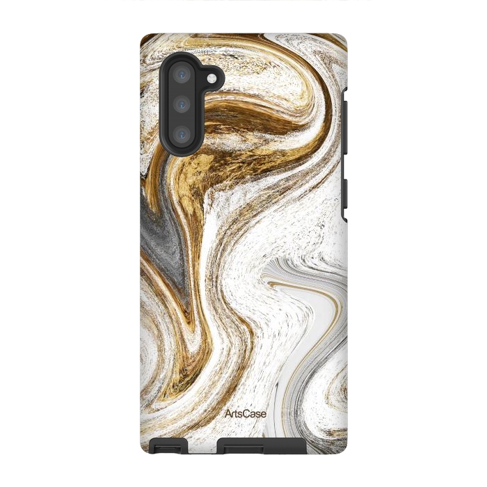 Galaxy Note 10 StrongFit Brown Coffee by ArtsCase