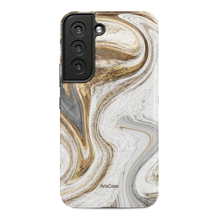 Galaxy S22 StrongFit Brown Coffee by ArtsCase