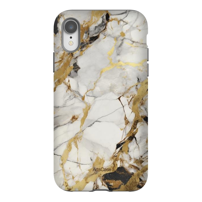 iPhone Xr StrongFit Gold dust by ArtsCase