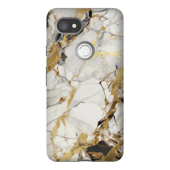 Pixel 2XL StrongFit Gold dust by ArtsCase