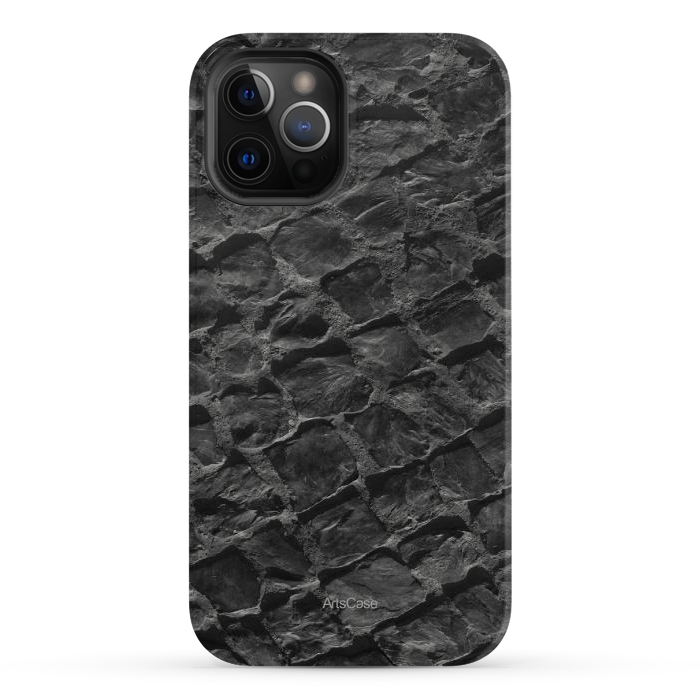 iPhone 12 Pro Max StrongFit River Rock by ArtsCase