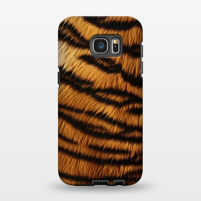 Galaxy S7 EDGE StrongFit Tiger Skin by ArtsCase