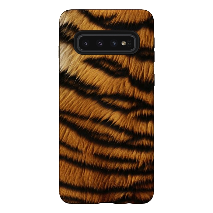 Galaxy S10 StrongFit Tiger Skin by ArtsCase