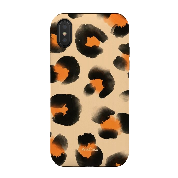 iPhone Xs / X StrongFit Cute Animal Print by ArtsCase