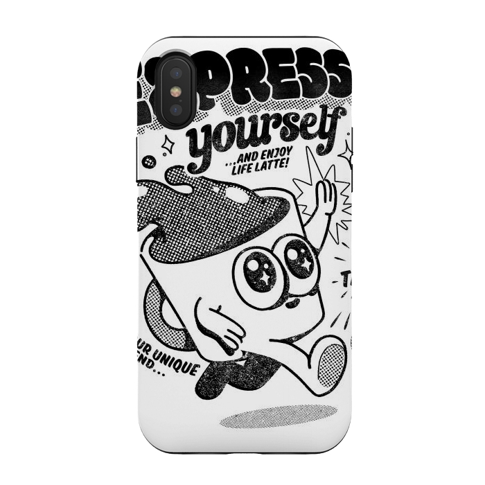 iPhone Xs / X StrongFit Expresso Yourself!  by Ilustrata