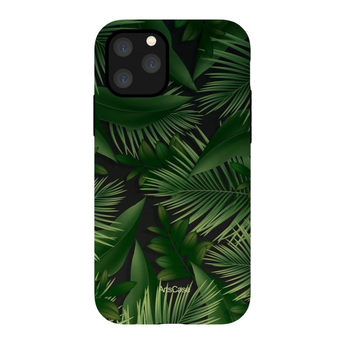 iPhone 11 Pro StrongFit Tropical Leaves Garden by ArtsCase