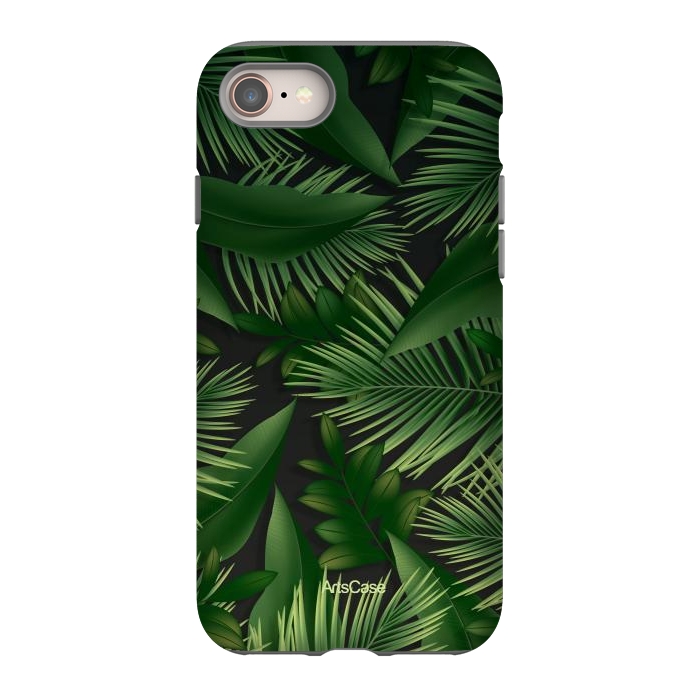 iPhone SE StrongFit Tropical Leaves Garden by ArtsCase