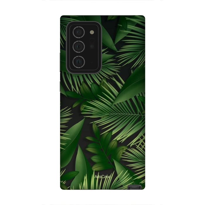 Galaxy Note 20 Ultra StrongFit Tropical Leaves Garden by ArtsCase