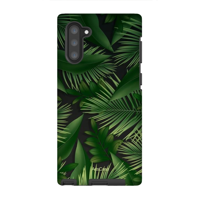 Galaxy Note 10 StrongFit Tropical Leaves Garden by ArtsCase
