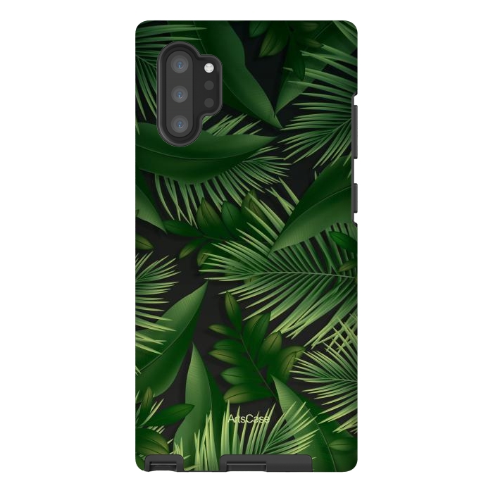 Galaxy Note 10 plus StrongFit Tropical Leaves Garden by ArtsCase