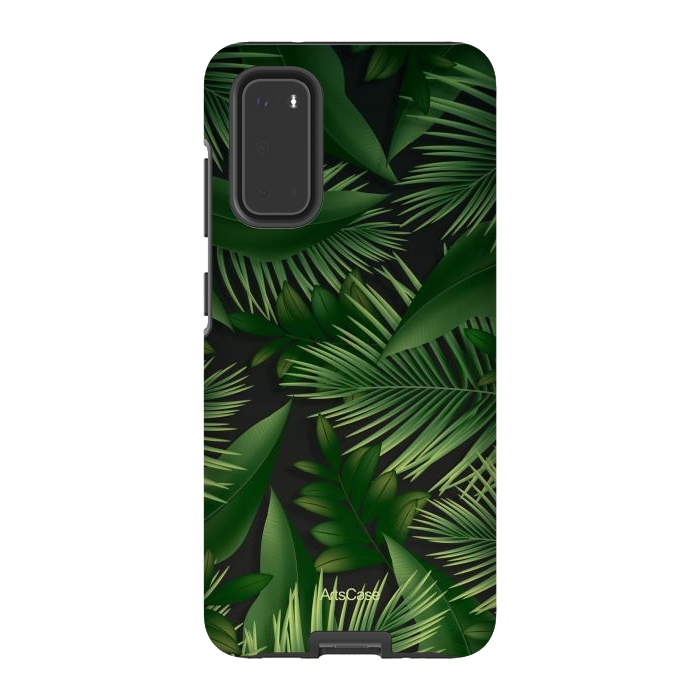 Galaxy S20 StrongFit Tropical Leaves Garden by ArtsCase