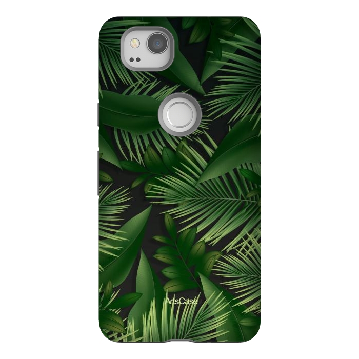 Pixel 2 StrongFit Tropical Leaves I by ArtsCase