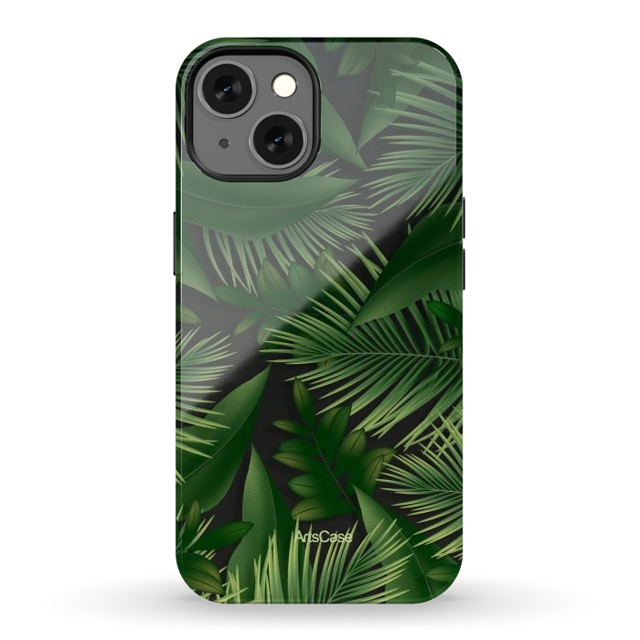 iPhone 13 StrongFit Tropical Leaves I by ArtsCase