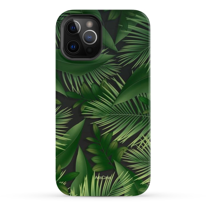 iPhone 12 Pro Max StrongFit Tropical Leaves I by ArtsCase